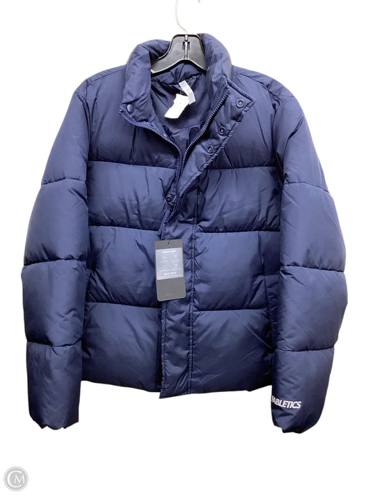 Jacket Puffer & Quilted By Fabletics In Blue, Size: S