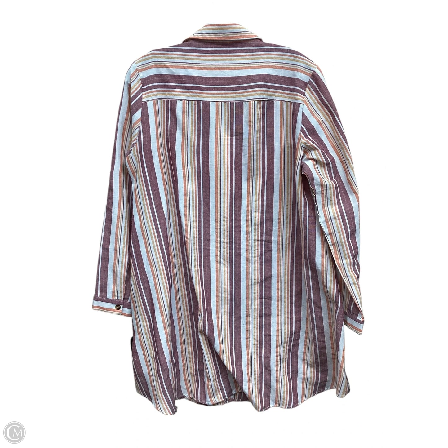 Top Long Sleeve By Clothes Mentor In Striped Pattern, Size: 12
