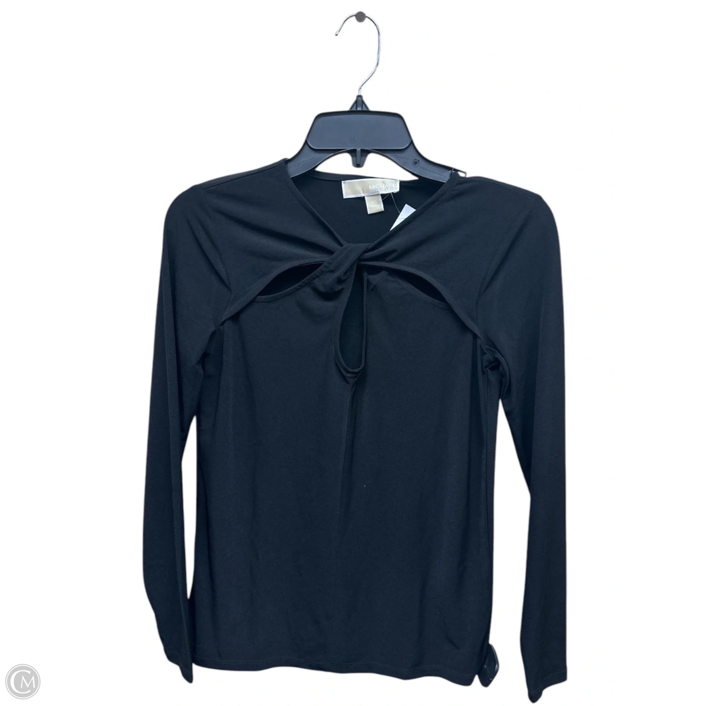 Top Long Sleeve By Michael By Michael Kors In Black, Size: Xs