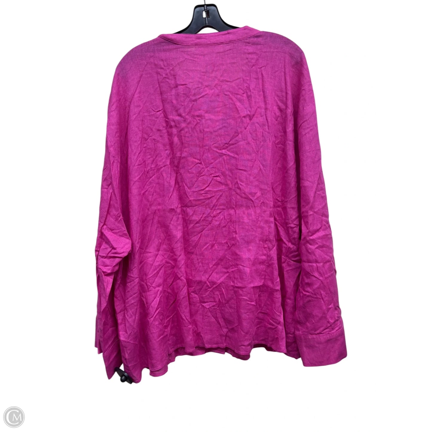 Top Long Sleeve By Michael By Michael Kors In Pink, Size: S