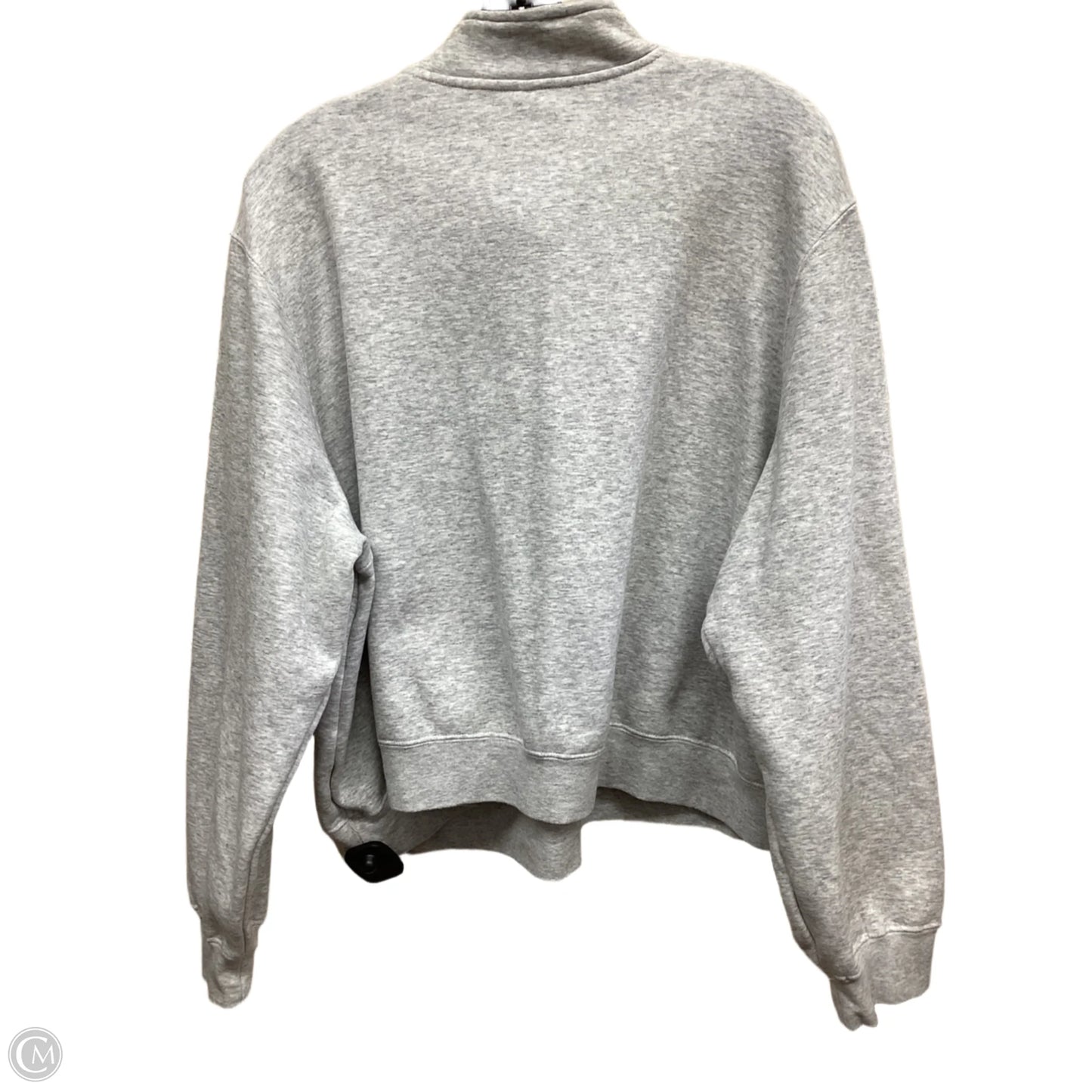 Athletic Sweatshirt Crewneck By Fabletics In Grey, Size: 2x