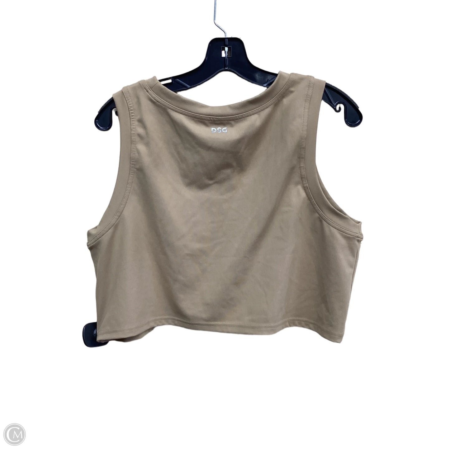 Athletic Tank Top By Dsg Outerwear In Tan, Size: 1x