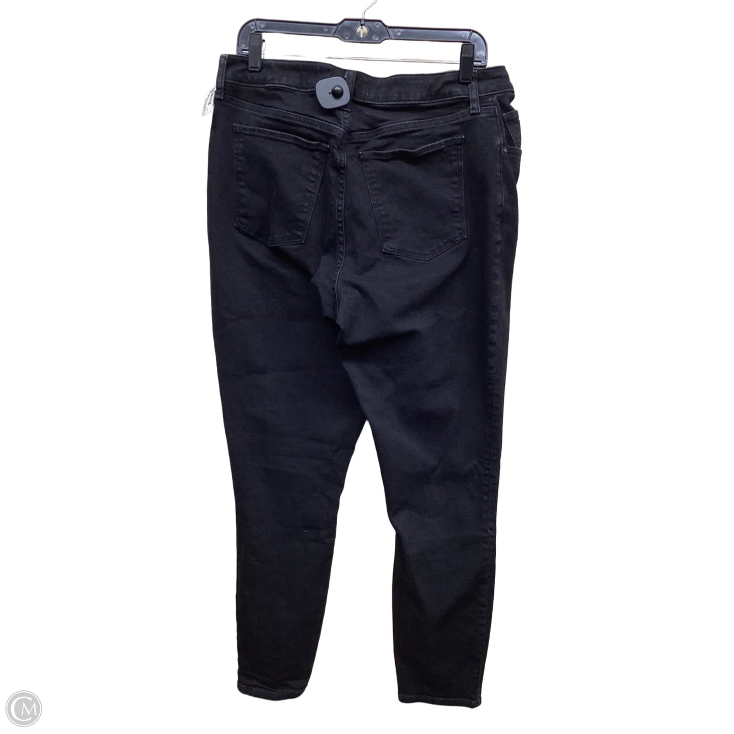 Jeans Skinny By Abercrombie And Fitch In Black Denim, Size: 14