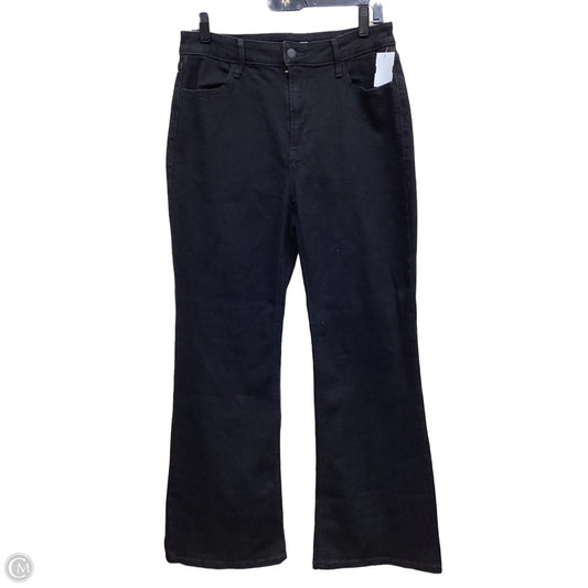 Jeans Flared By Old Navy In Black Denim, Size: 12