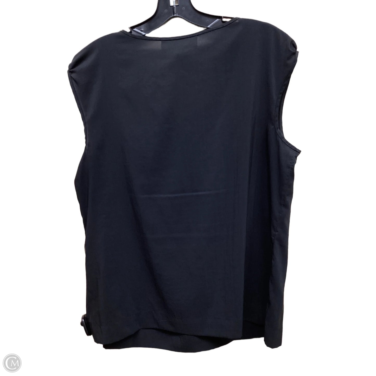 Top Sleeveless By Loft In Black, Size: Lp