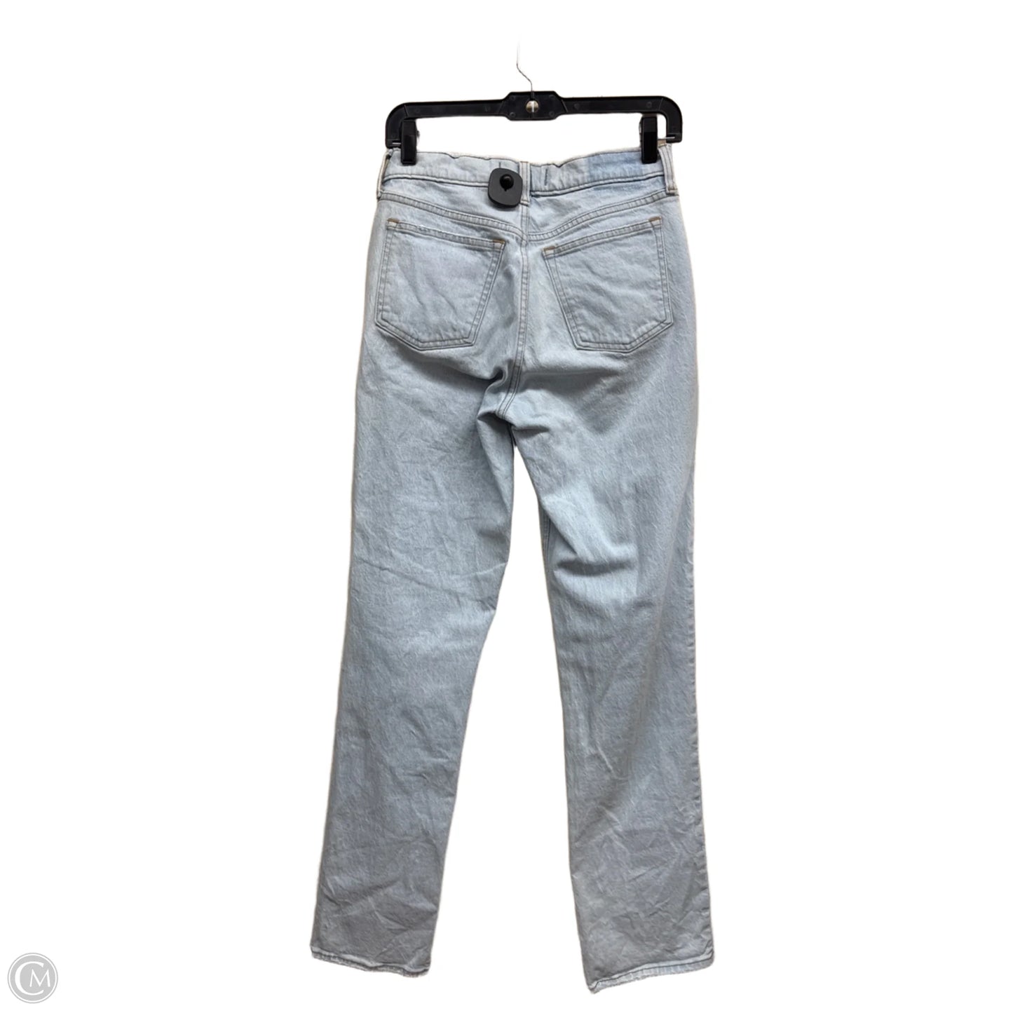 Jeans Straight By Abercrombie And Fitch In Blue Denim, Size: 2