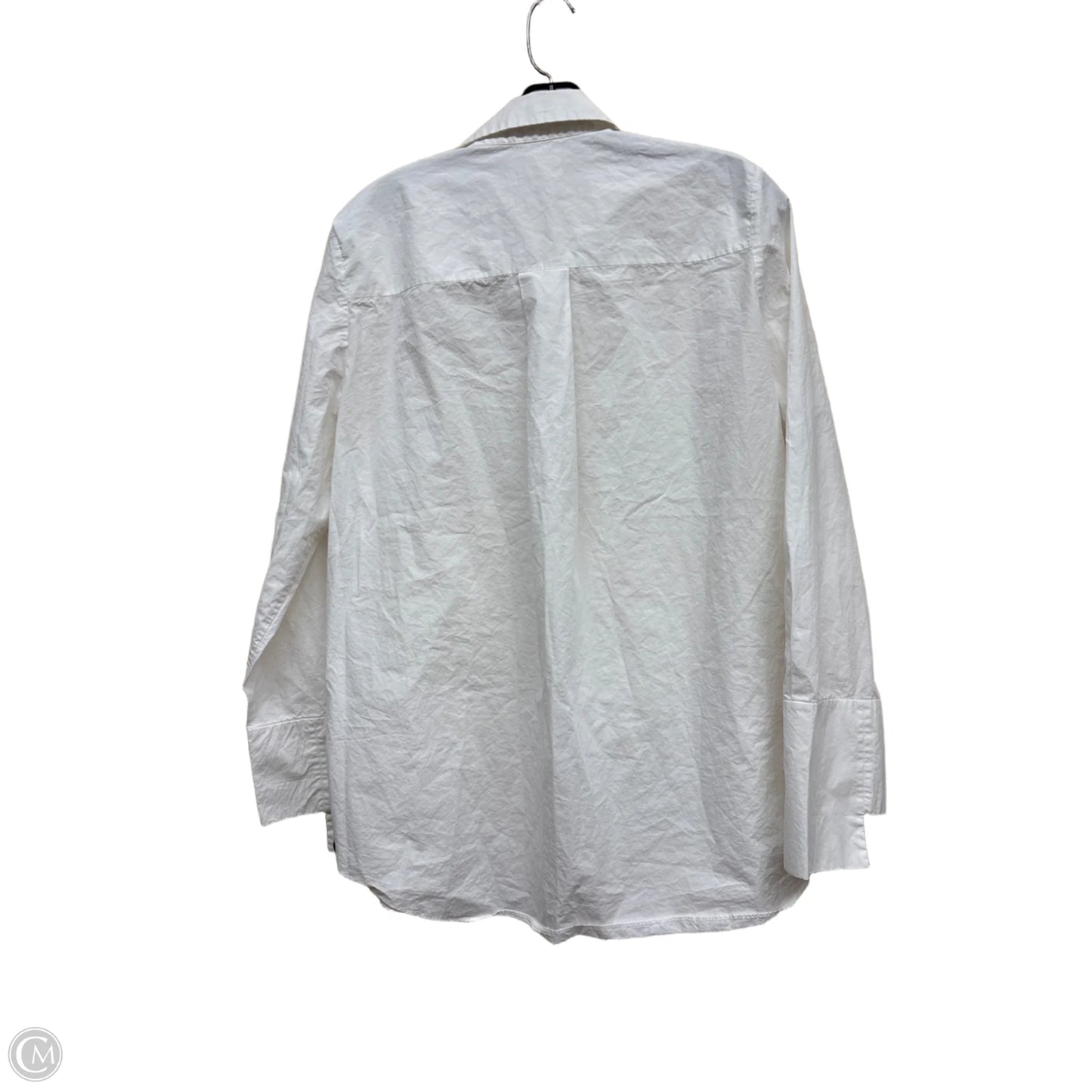 Top Long Sleeve By Cos In White, Size: 10