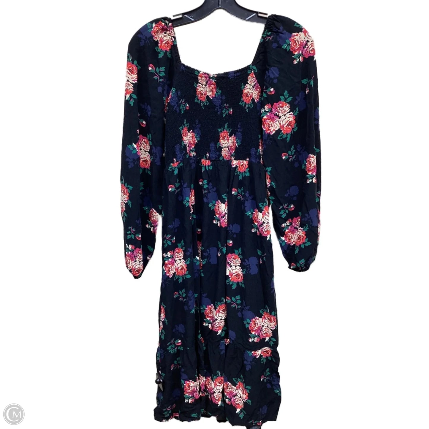 Dress Casual Midi By Gap In Floral Print, Size: M