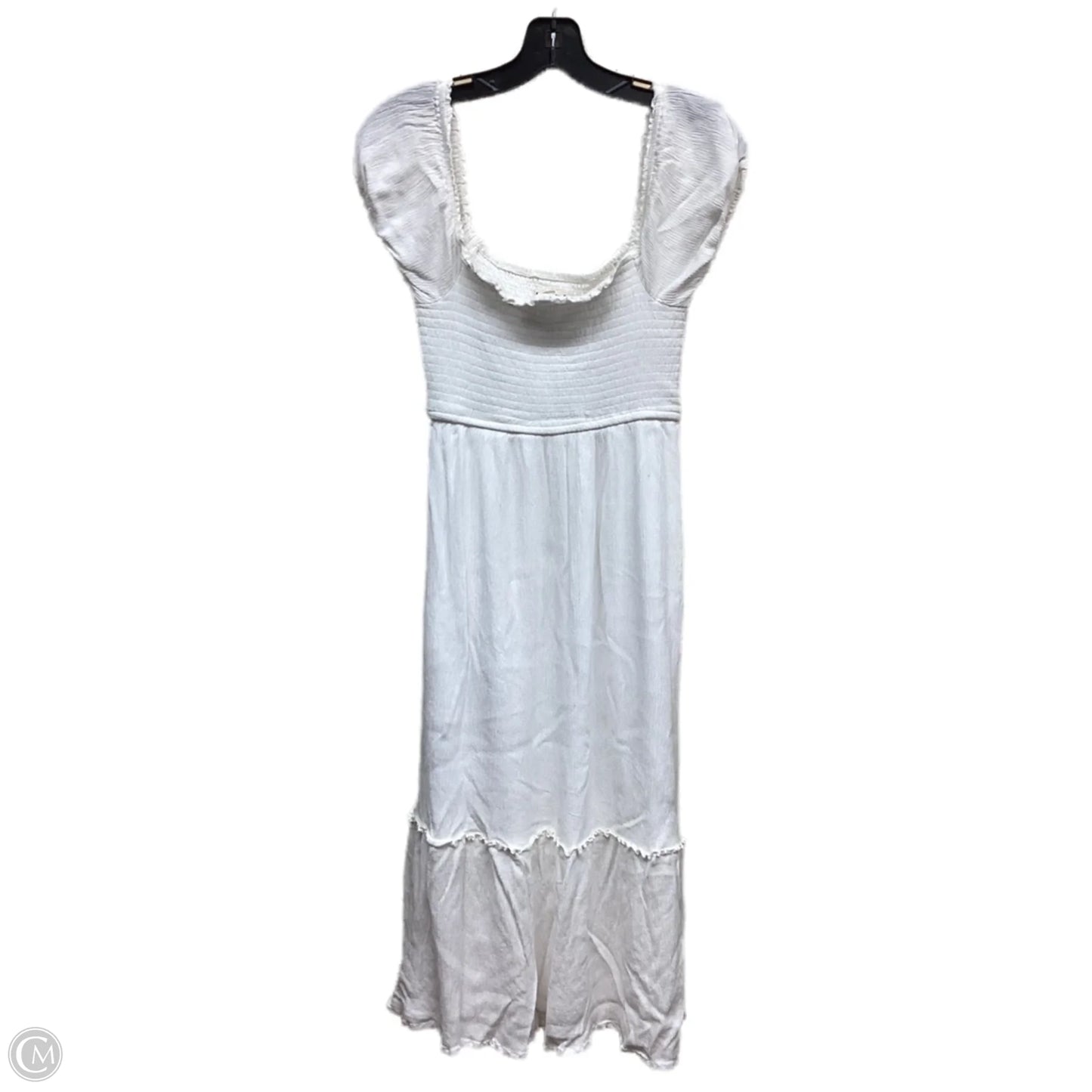 Dress Casual Midi By Aeropostale In White, Size: M