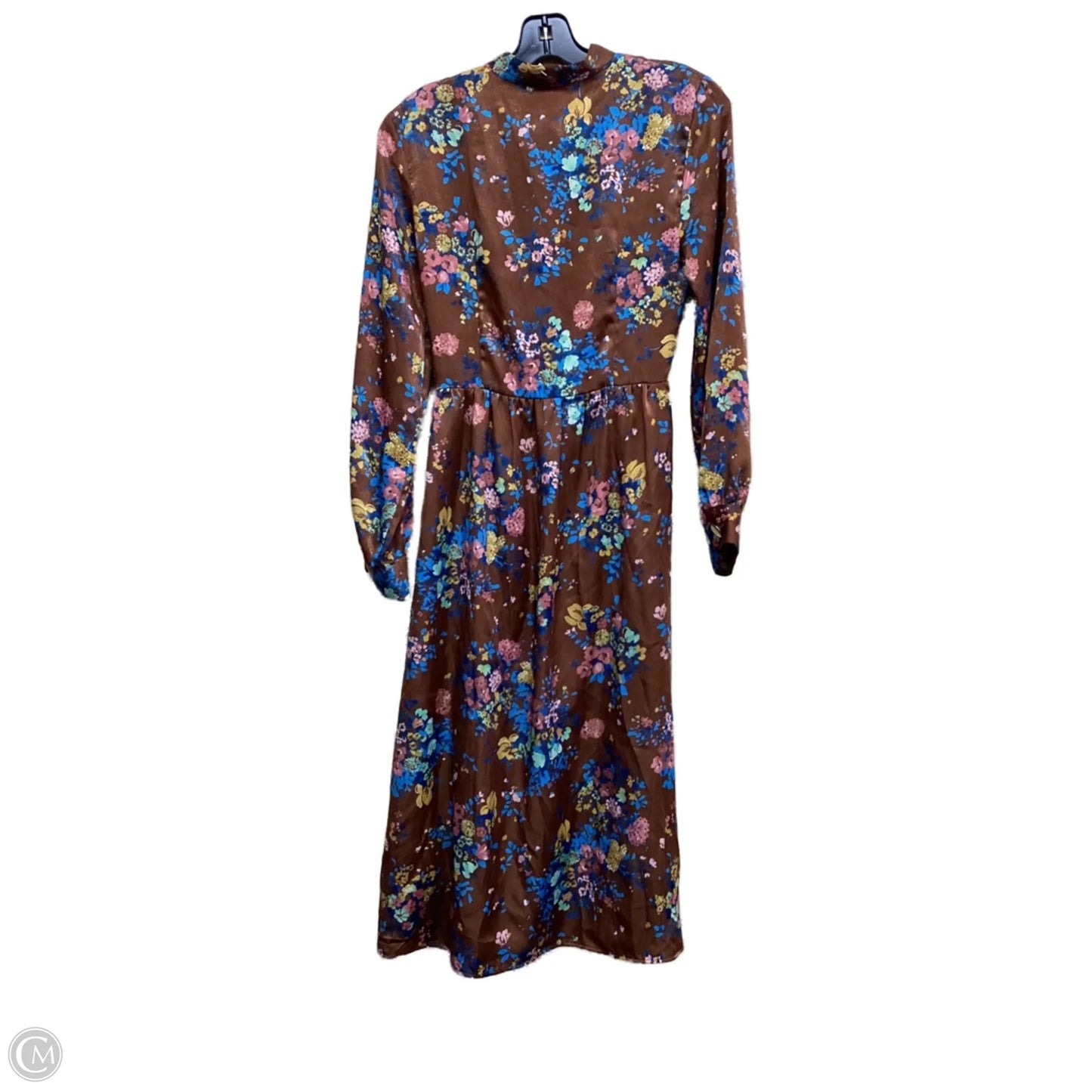 Dress Casual Maxi By Zara In Brown, Size: Xs
