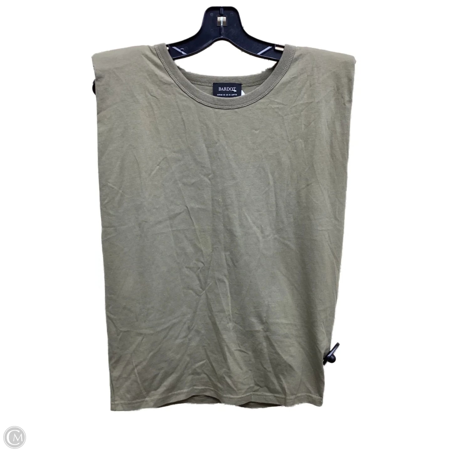 Top Sleeveless By Bardot In Green, Size: Xs