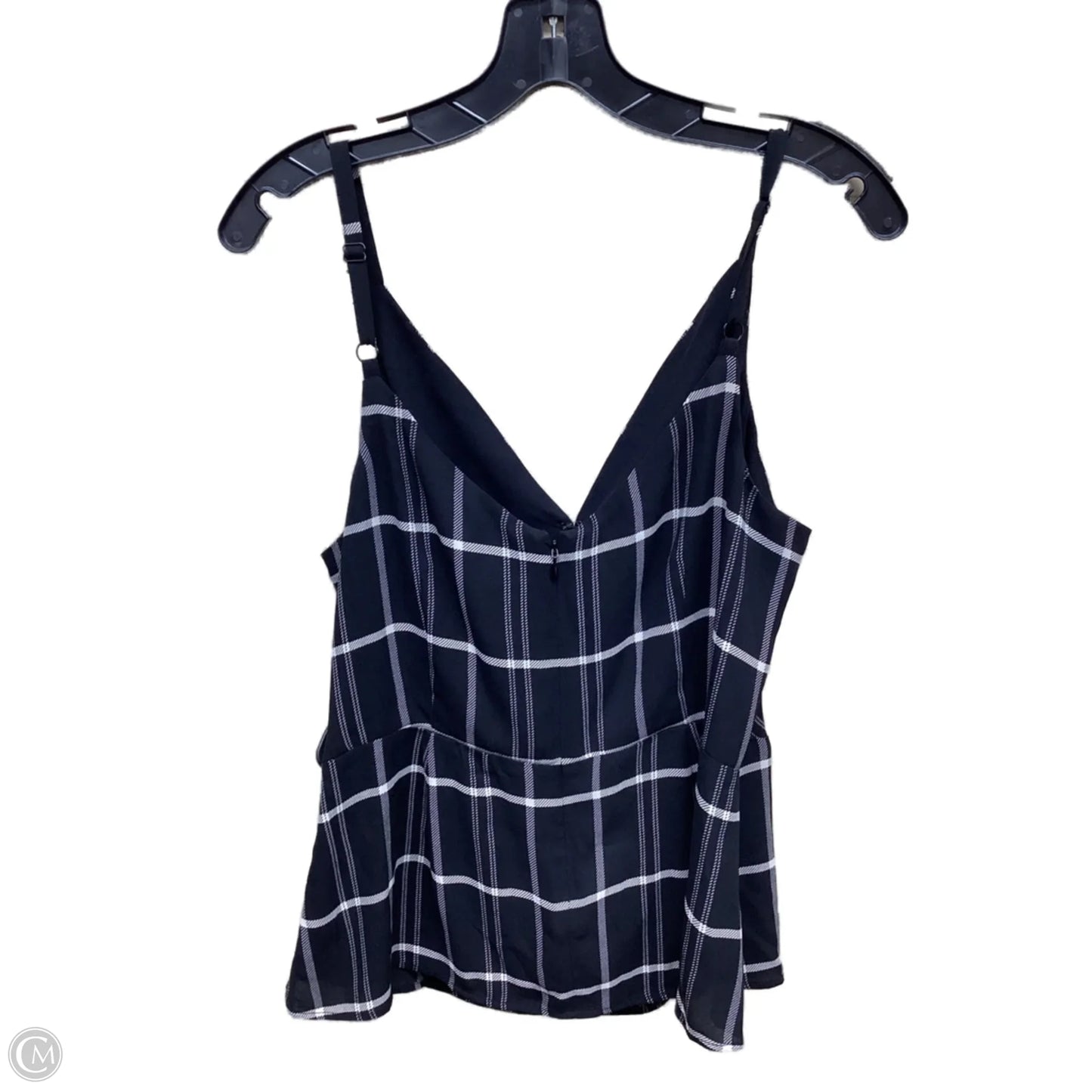 Top Sleeveless By Cabi In Black & Cream, Size: 6