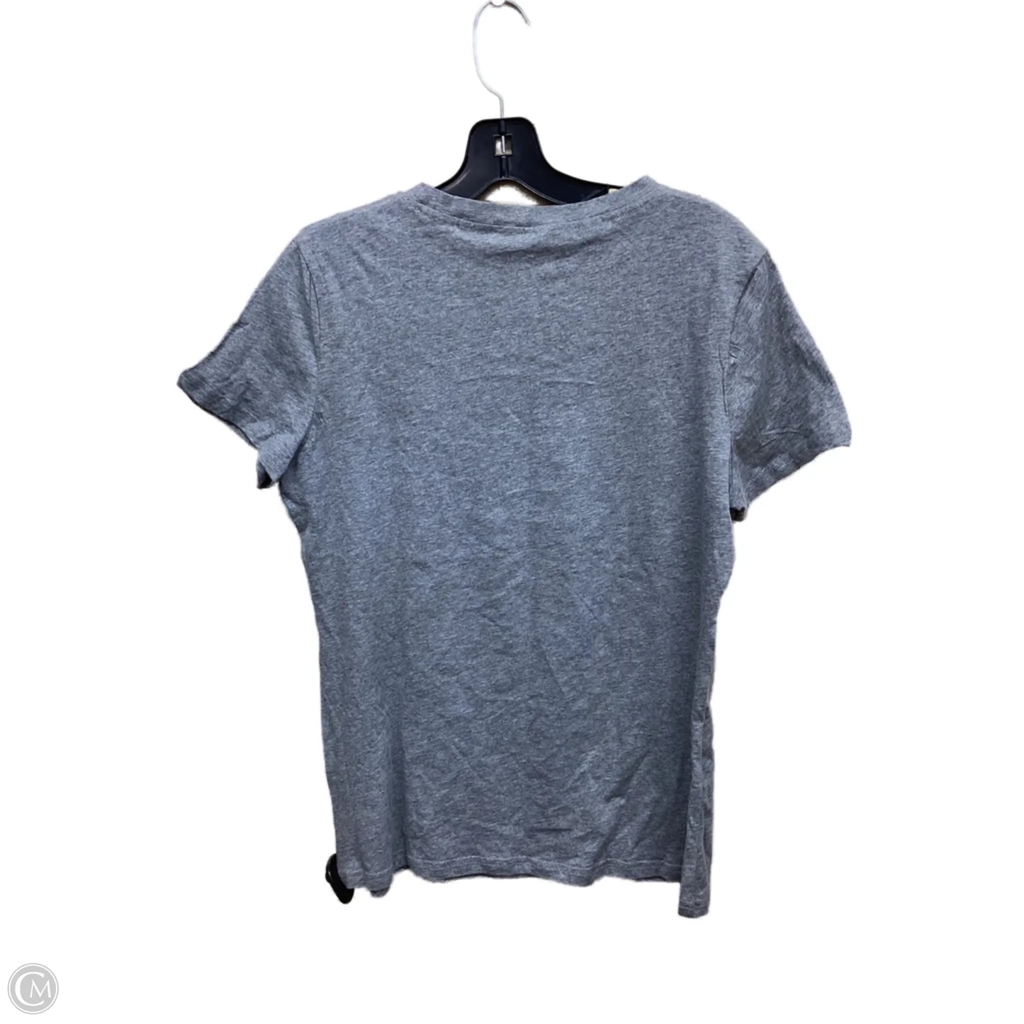 Top Short Sleeve By Clothes Mentor In Grey, Size: L