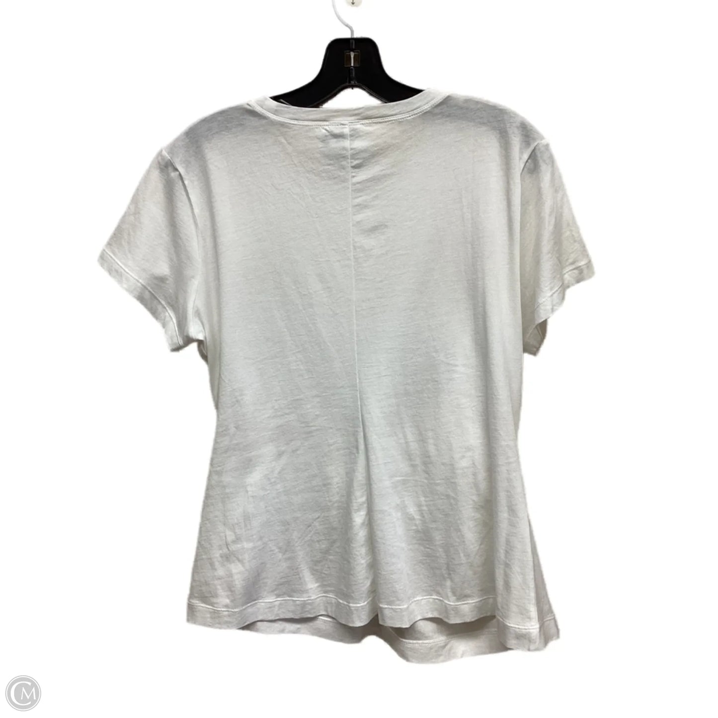 Top Short Sleeve By Cabi In White, Size: M