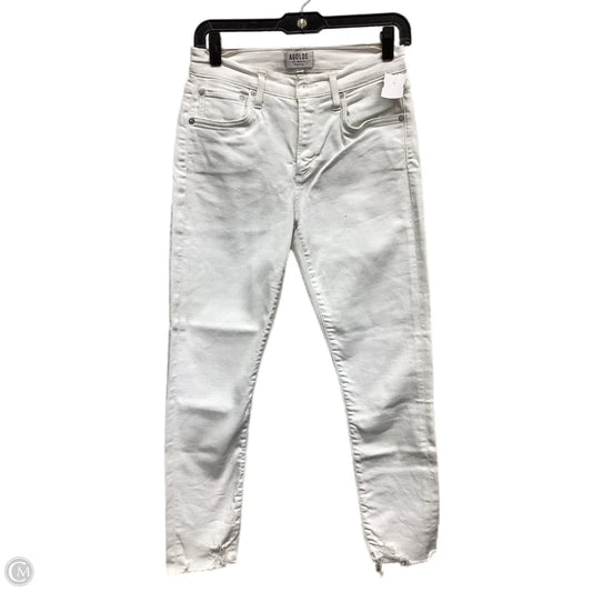 Jeans Skinny By Agolde In Yellow, Size: 4