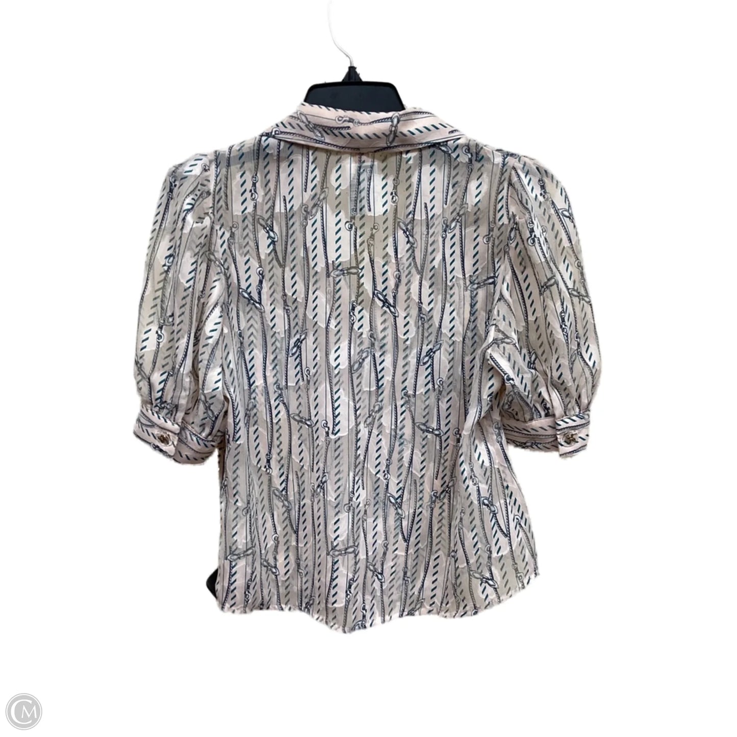 Top Short Sleeve By Clothes Mentor In Multi-colored