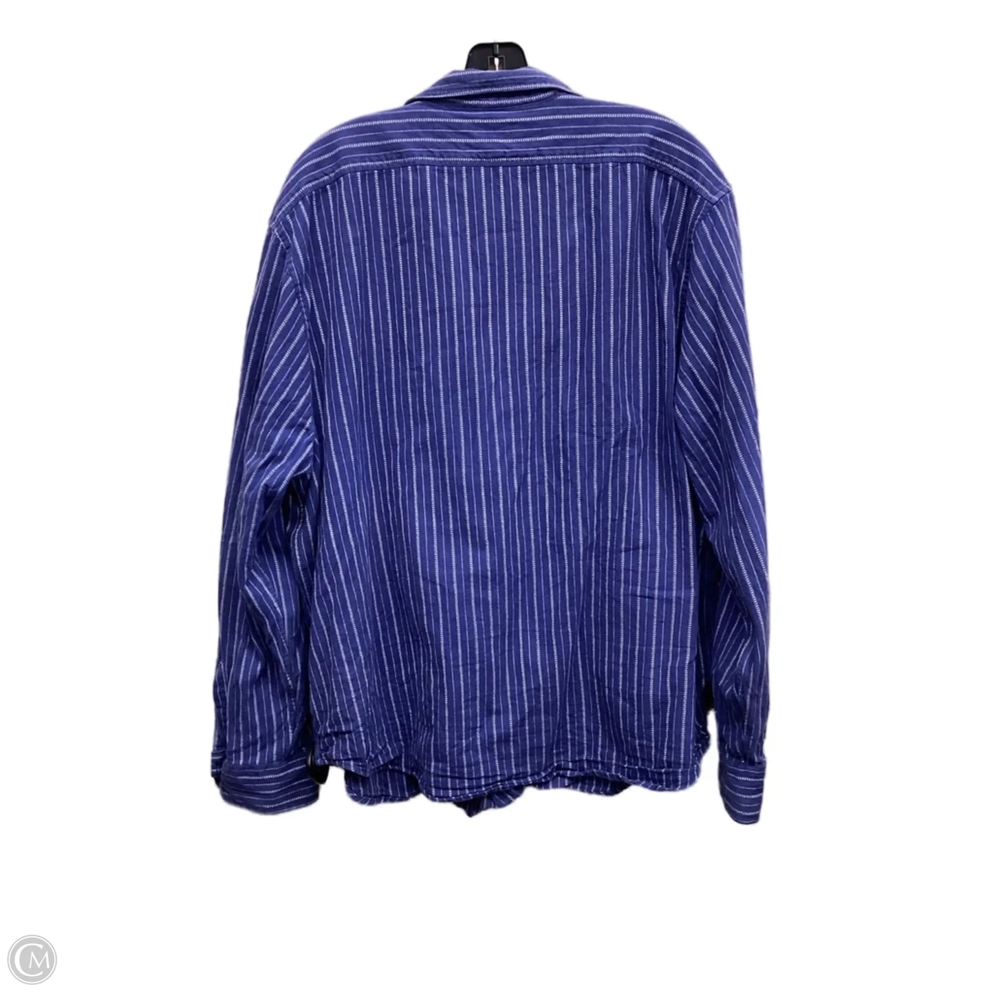 Top Long Sleeve By Madewell In Blue, Size: Xl