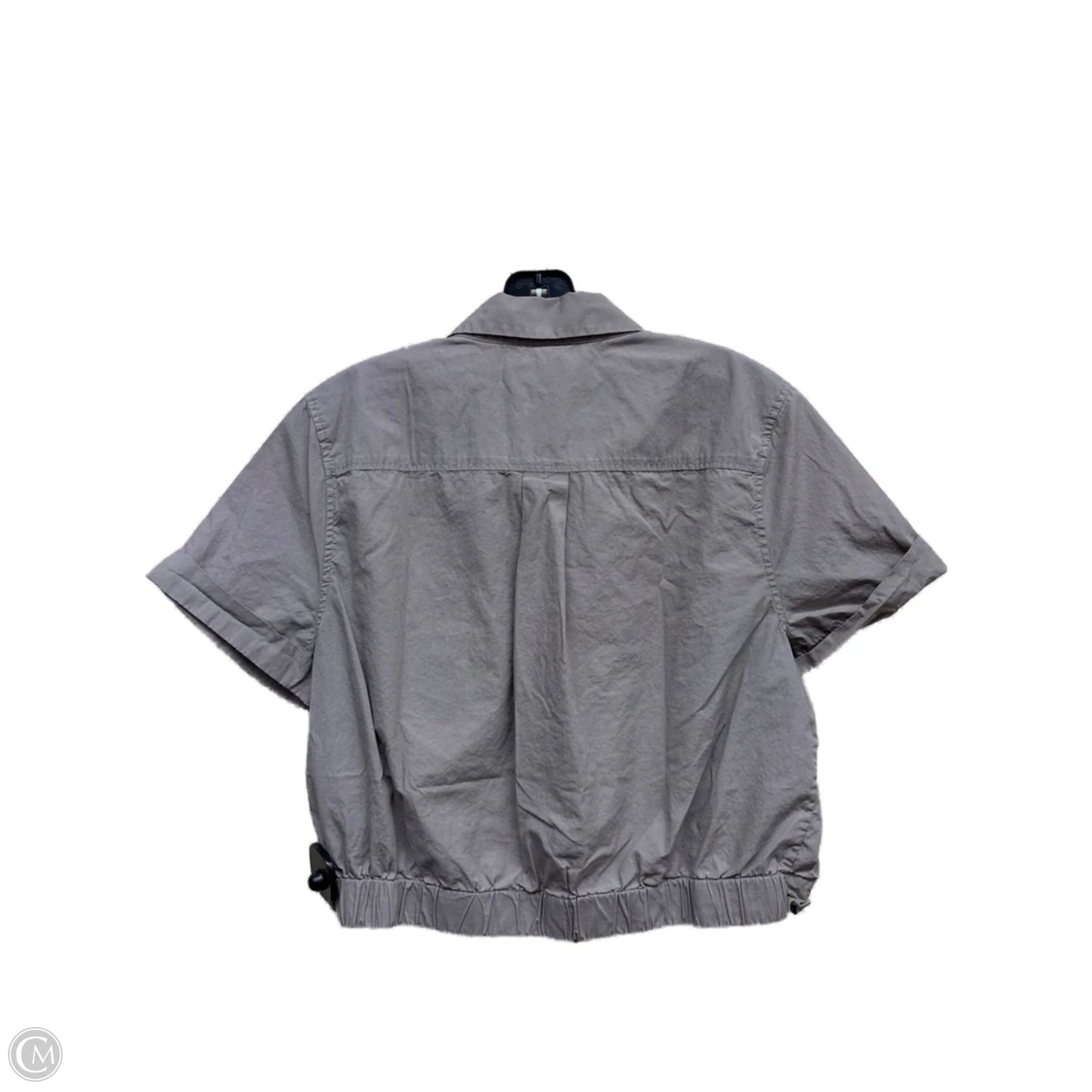 Top Short Sleeve Designer By All Saints In Brown, Size: 10