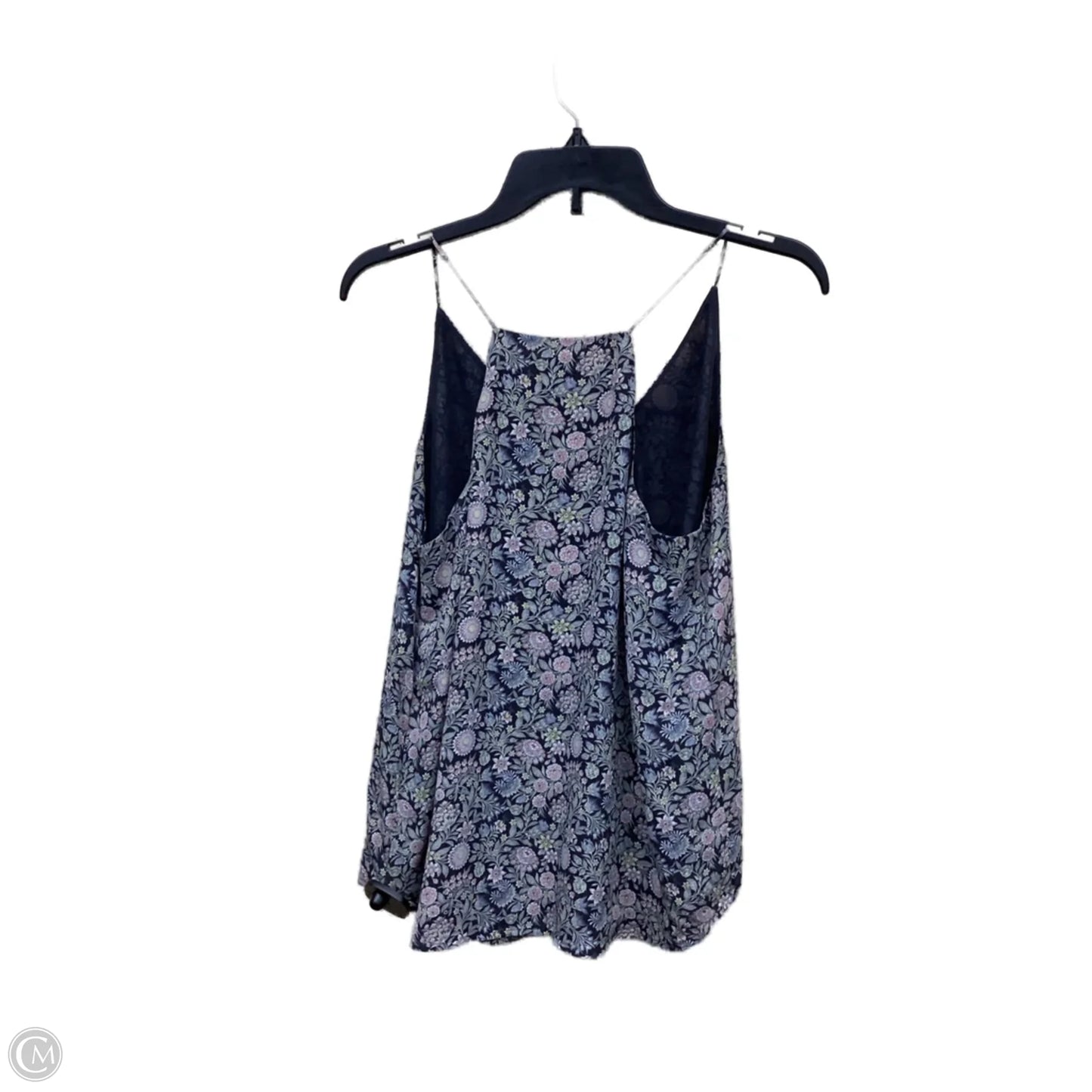 Top Sleeveless By Loft In Floral Print, Size: Mp