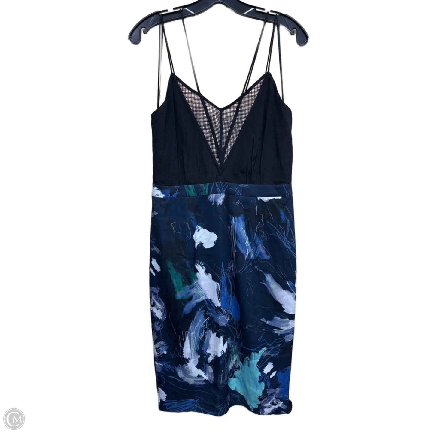 Dress Casual Midi By Chelsea 28 In Multi-colored, Size: 8