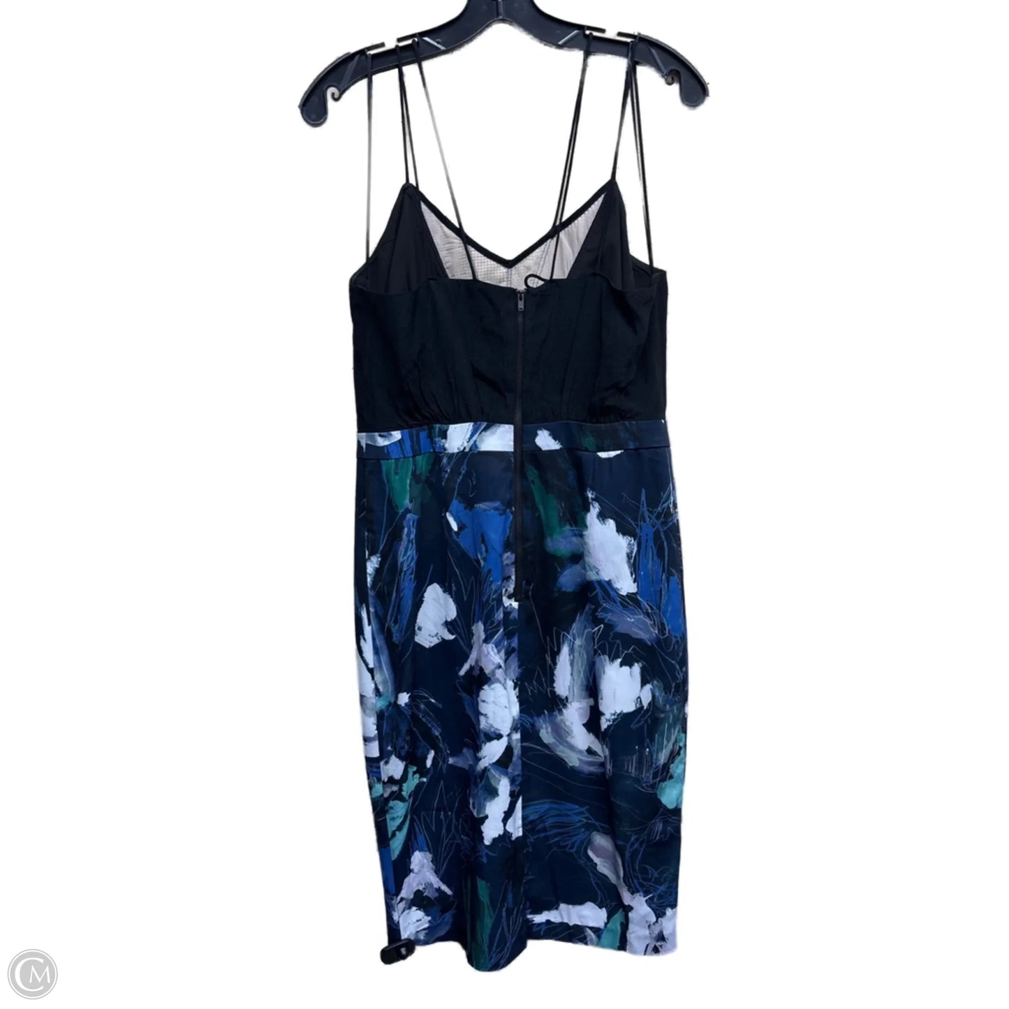 Dress Casual Midi By Chelsea 28 In Multi-colored, Size: 8
