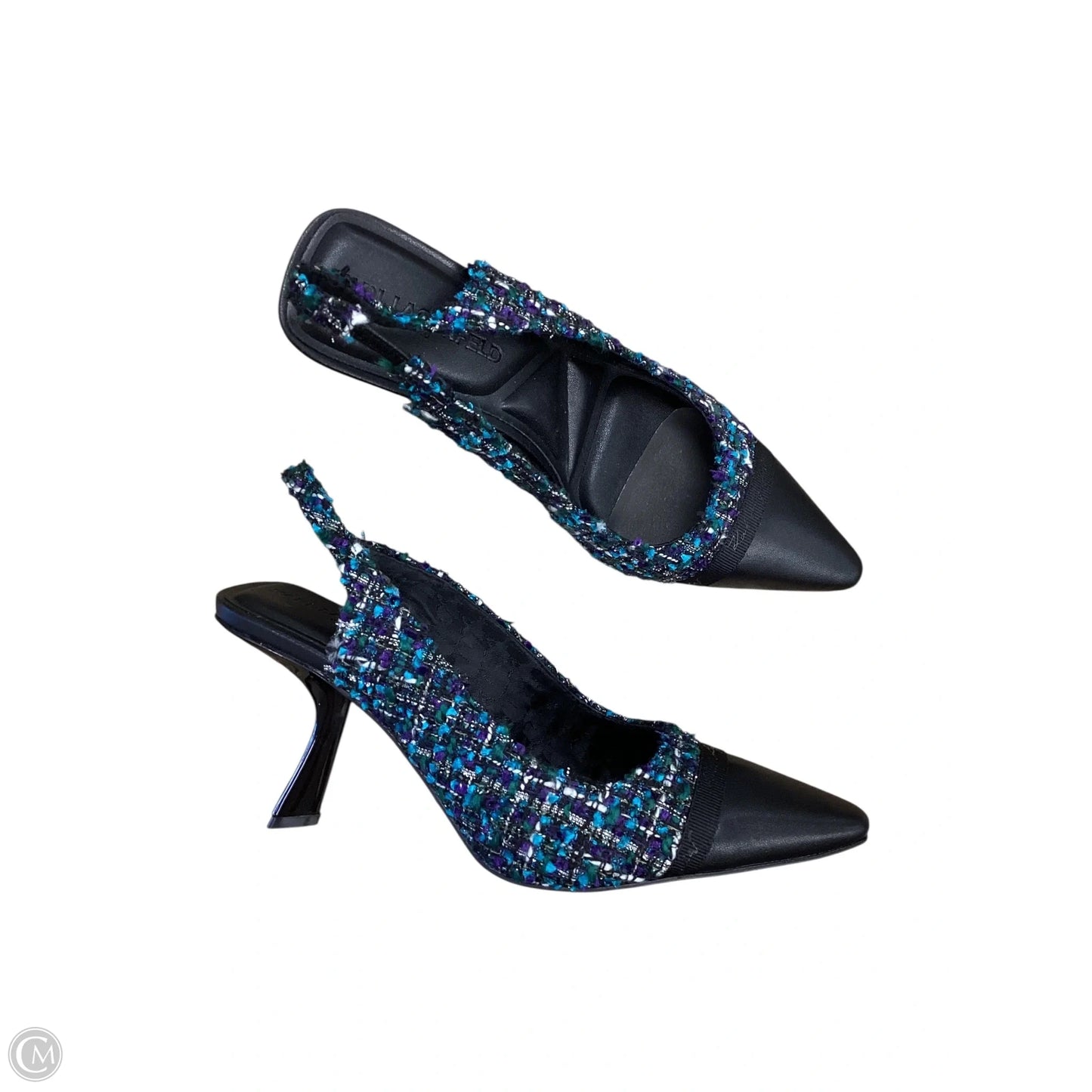 Shoes Designer By Karl Lagerfeld In Multi-colored, Size: 6.5