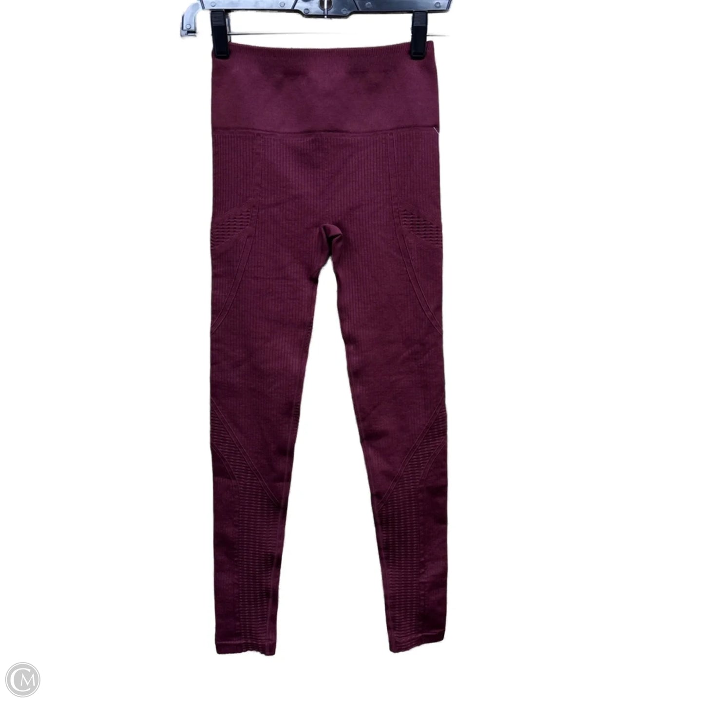 Athletic Leggings By Fabletics In Maroon, Size: Xs