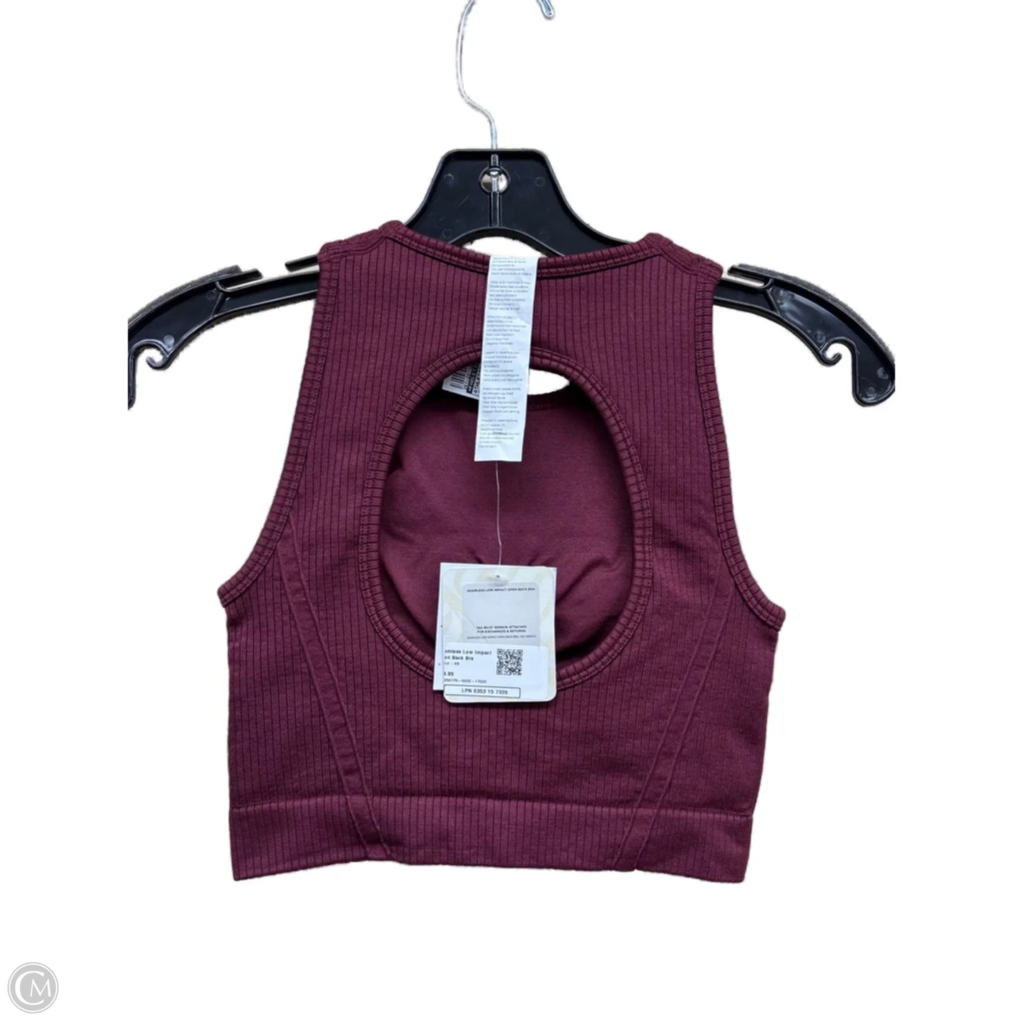 Athletic Tank Top By Fabletics In Maroon, Size: Xs