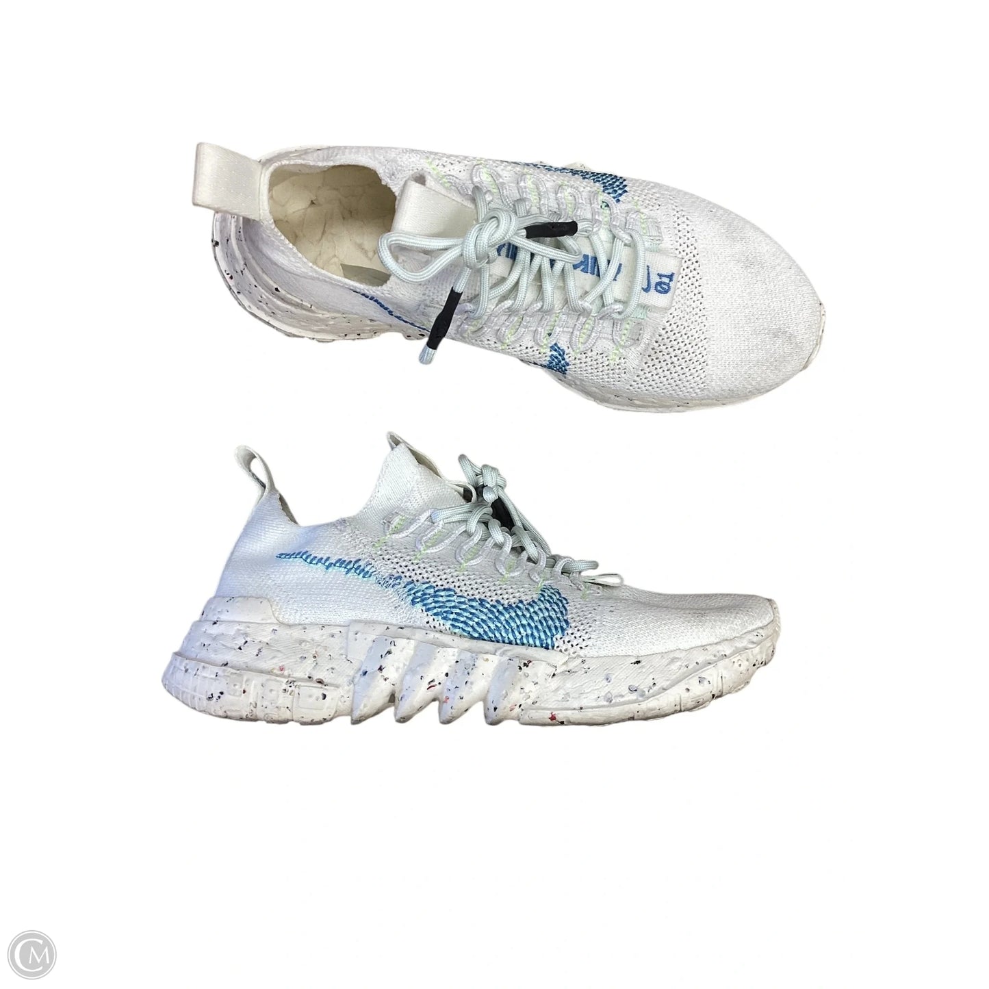 Shoes Athletic By Nike In White, Size: 8