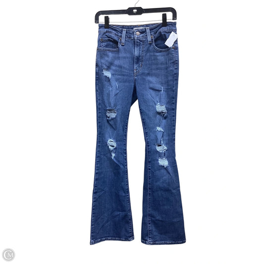 Jeans Boot Cut By Levis In Blue Denim, Size: 4