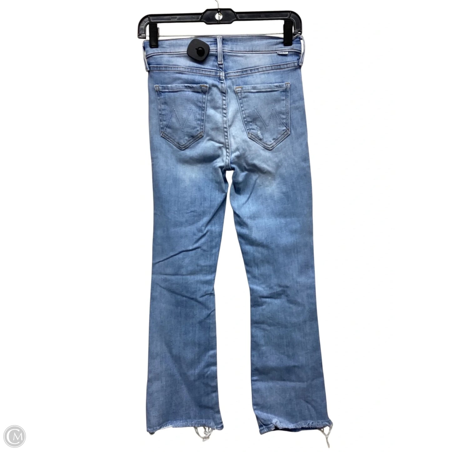 Jeans Straight By Mother Jeans In Blue Denim, Size: 0