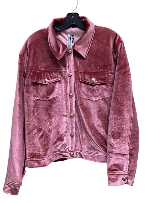 Jacket Other By Clothes Mentor In Pink, Size: Xl