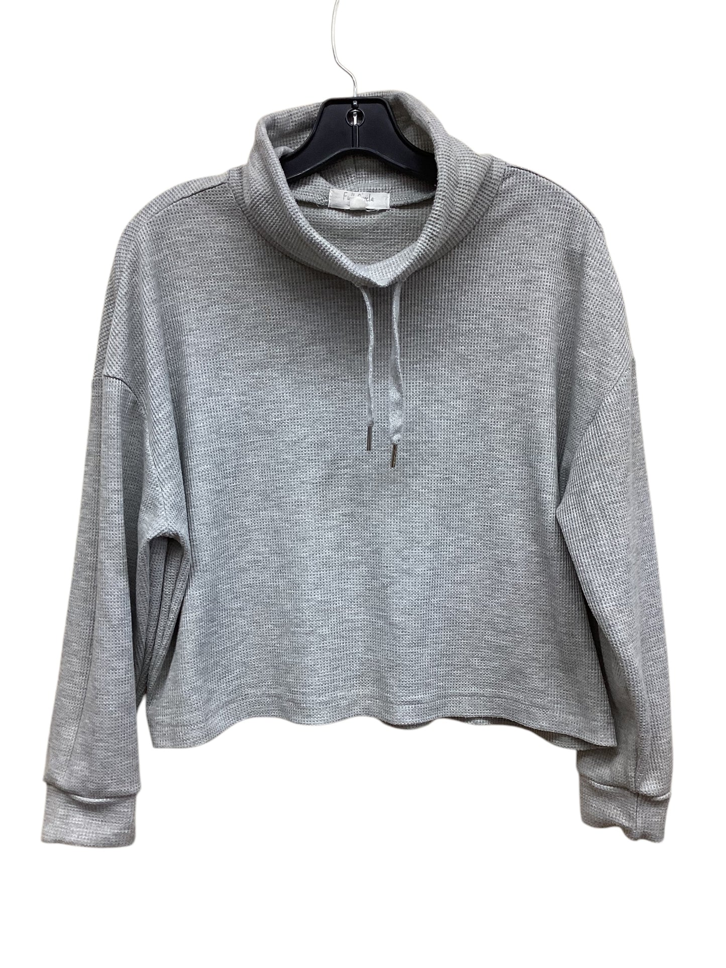 Top Long Sleeve By Clothes Mentor In Grey, Size: M