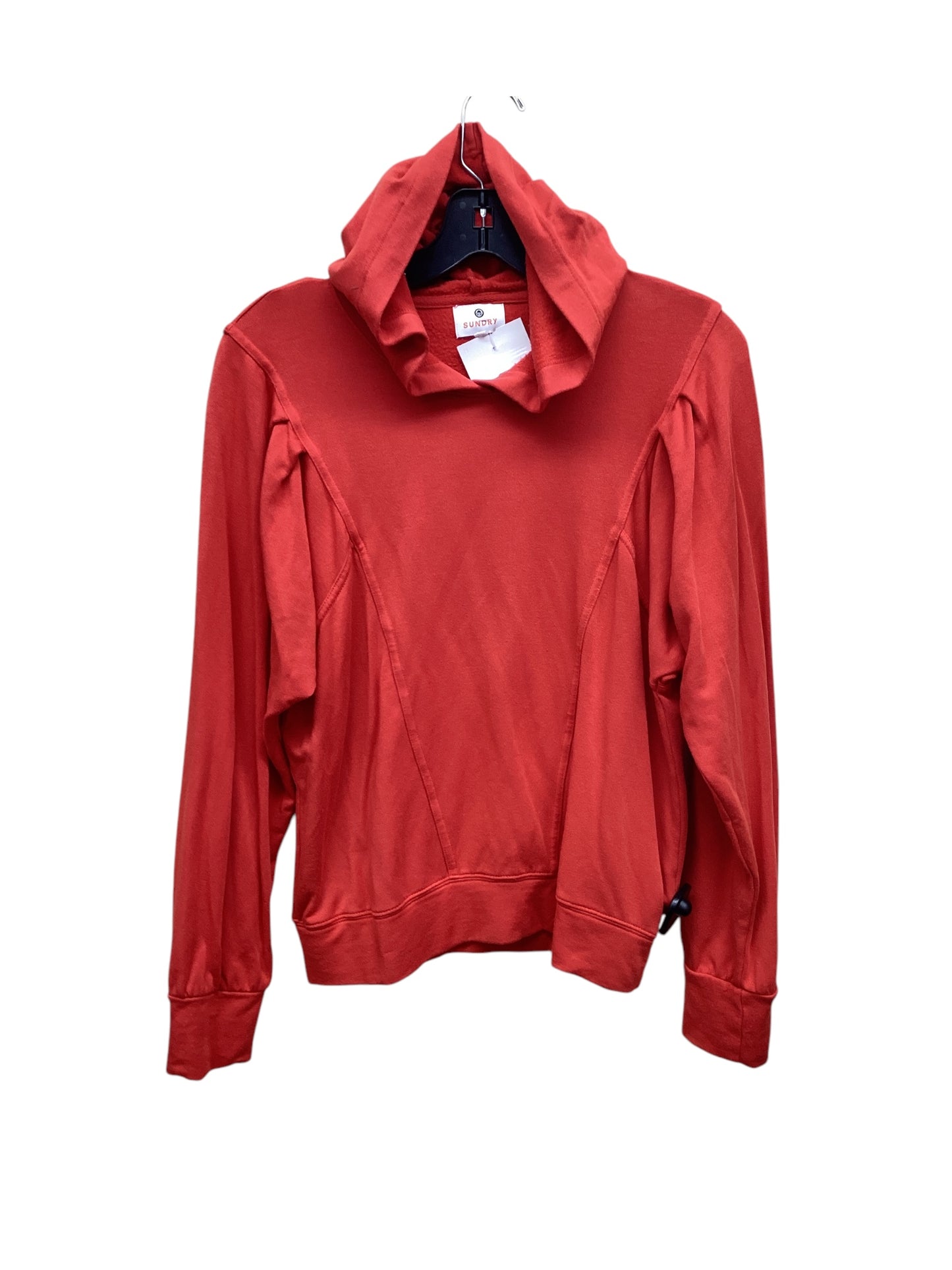 Sweatshirt Hoodie By Sundry In Red, Size: Xs
