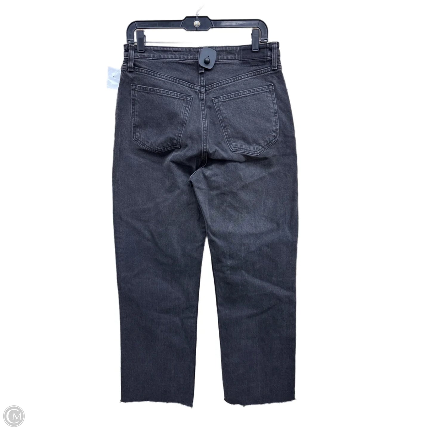 Jeans Straight By Abercrombie And Fitch In Black Denim, Size: 8