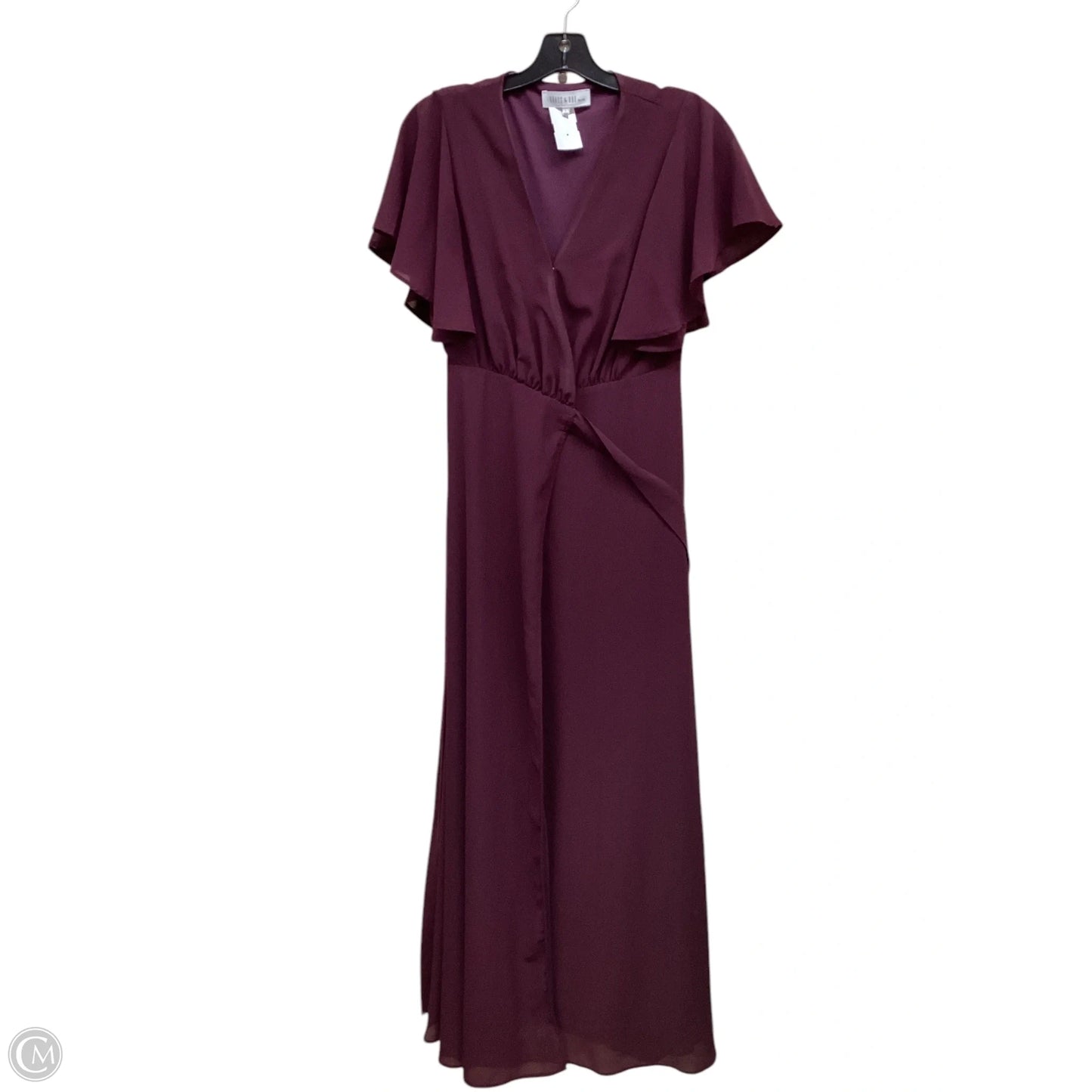 Dress Casual Maxi By Clothes Mentor In Maroon, Size: L