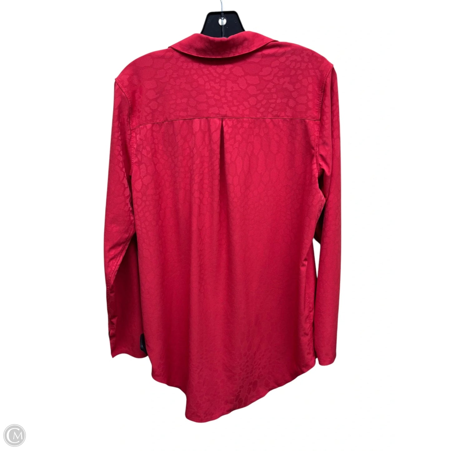 Top Long Sleeve By Athleta In Red, Size: S