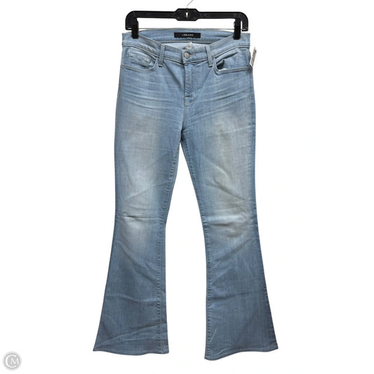 Jeans Flared By J Brand In Blue Denim, Size: 8