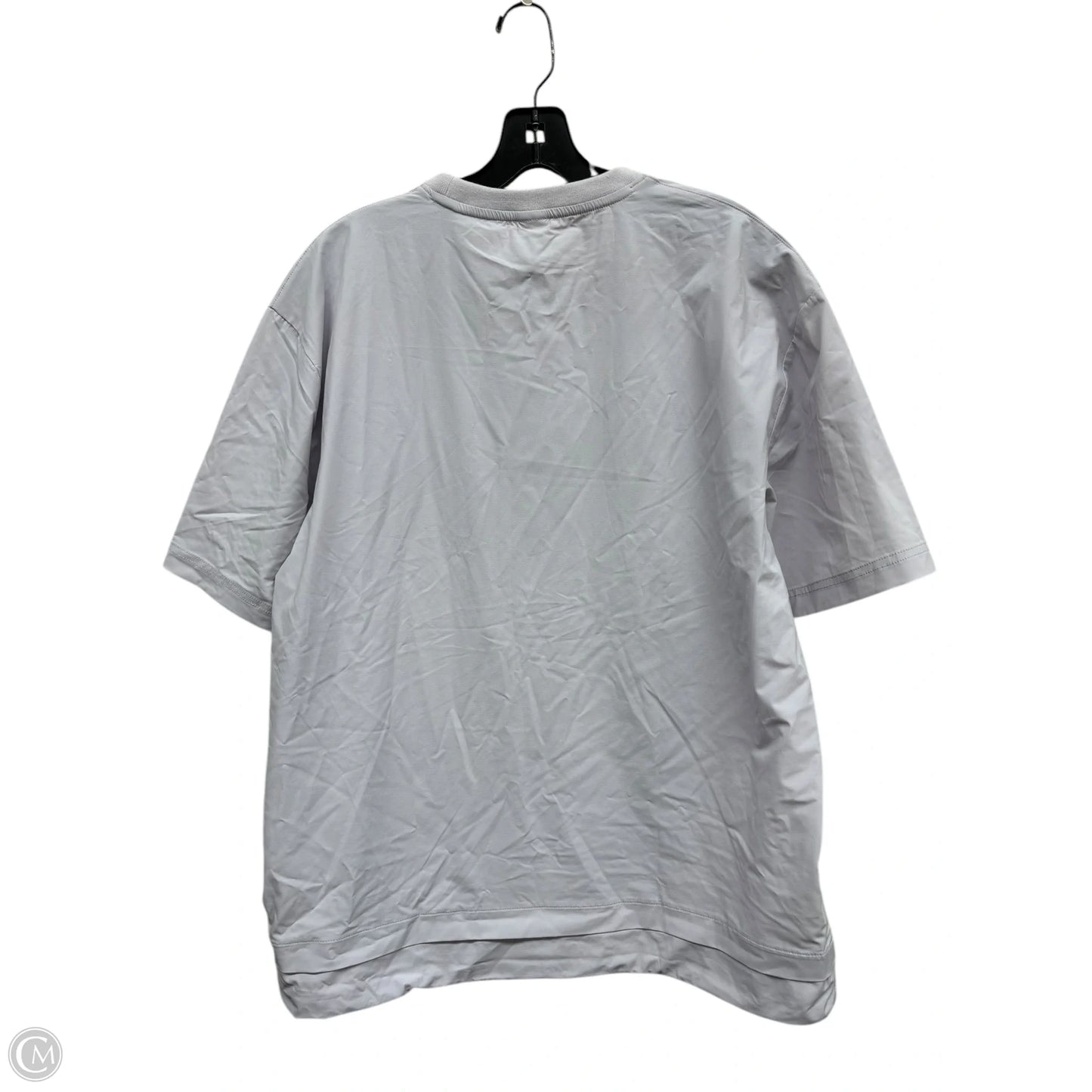 Athletic Top Short Sleeve By Mono B In Purple, Size: L