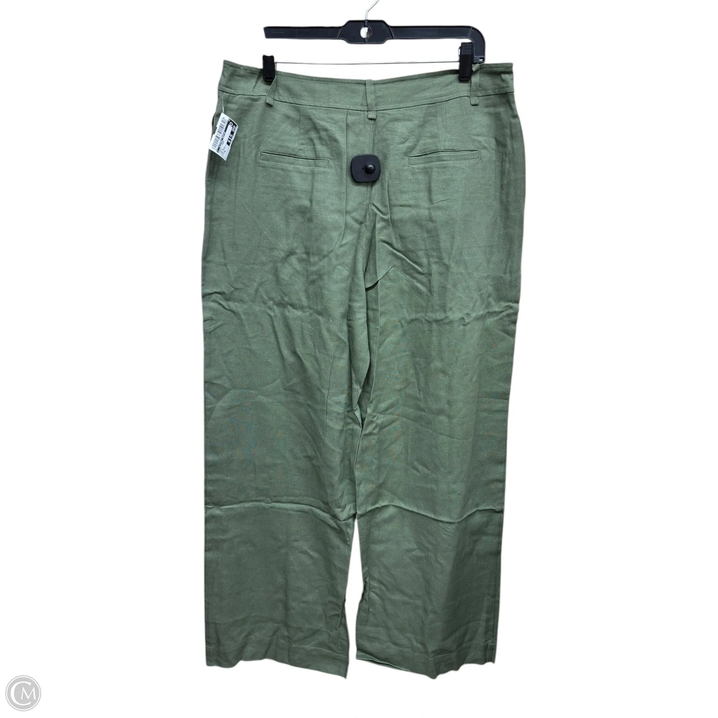 Pants Linen By Clothes Mentor In Green, Size: Xl