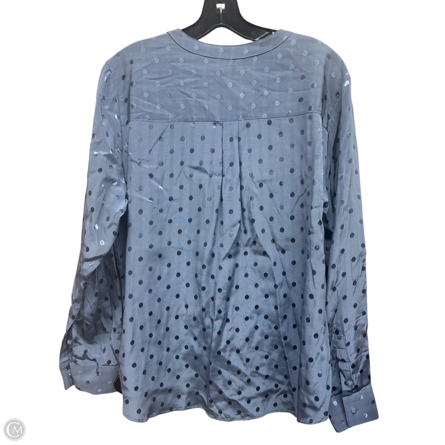 Top Long Sleeve By Express In Blue, Size: L