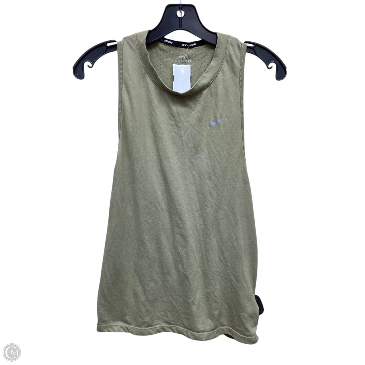 Athletic Tank Top By Nike In Green, Size: M