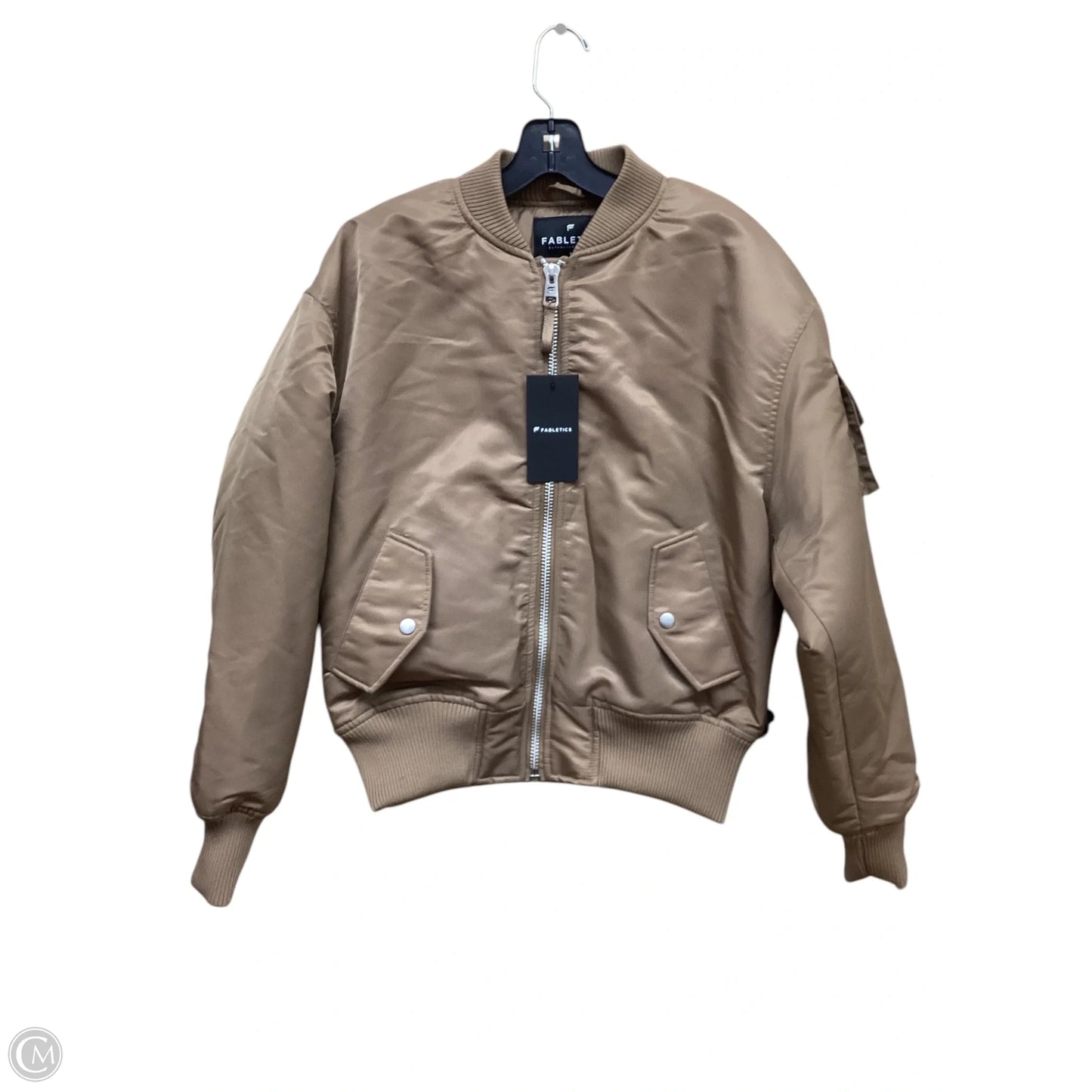 Jacket Puffer & Quilted By Fabletics In Brown, Size: S