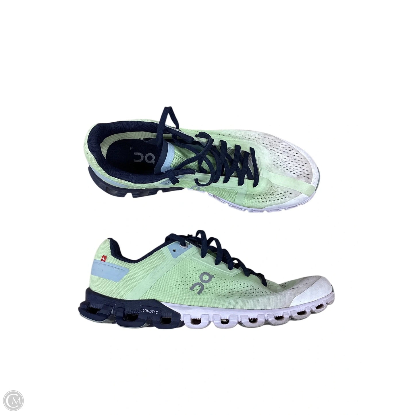 Shoes Athletic By On In Green & White, Size: 9
