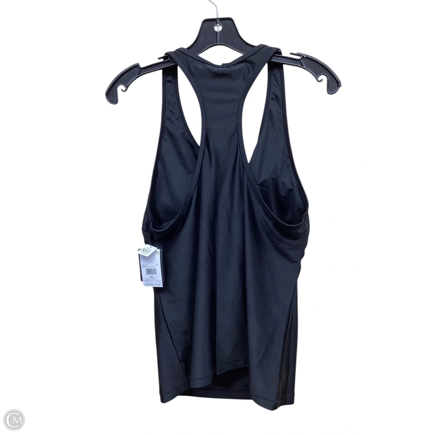 Swimsuit Top By Clothes Mentor In Black, Size: Xl