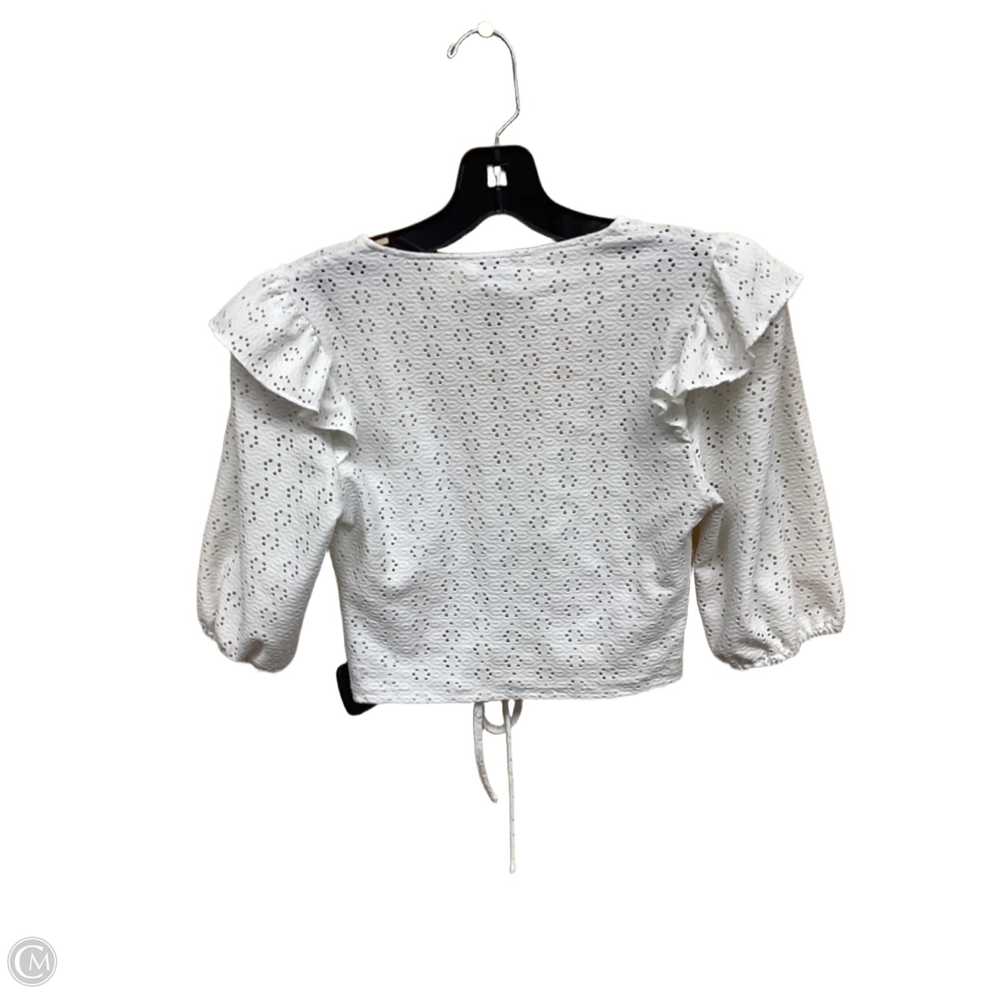 Top Short Sleeve By Topshop In White, Size: S