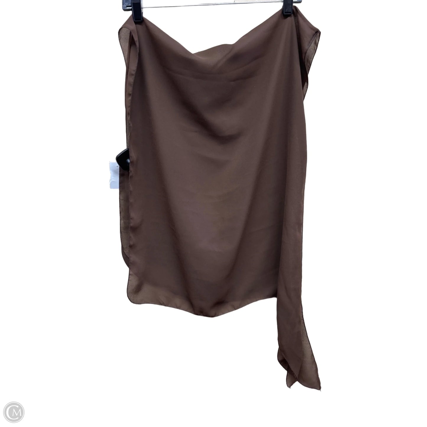 Swimwear Cover-up By Clothes Mentor In Brown, Size: Osfm