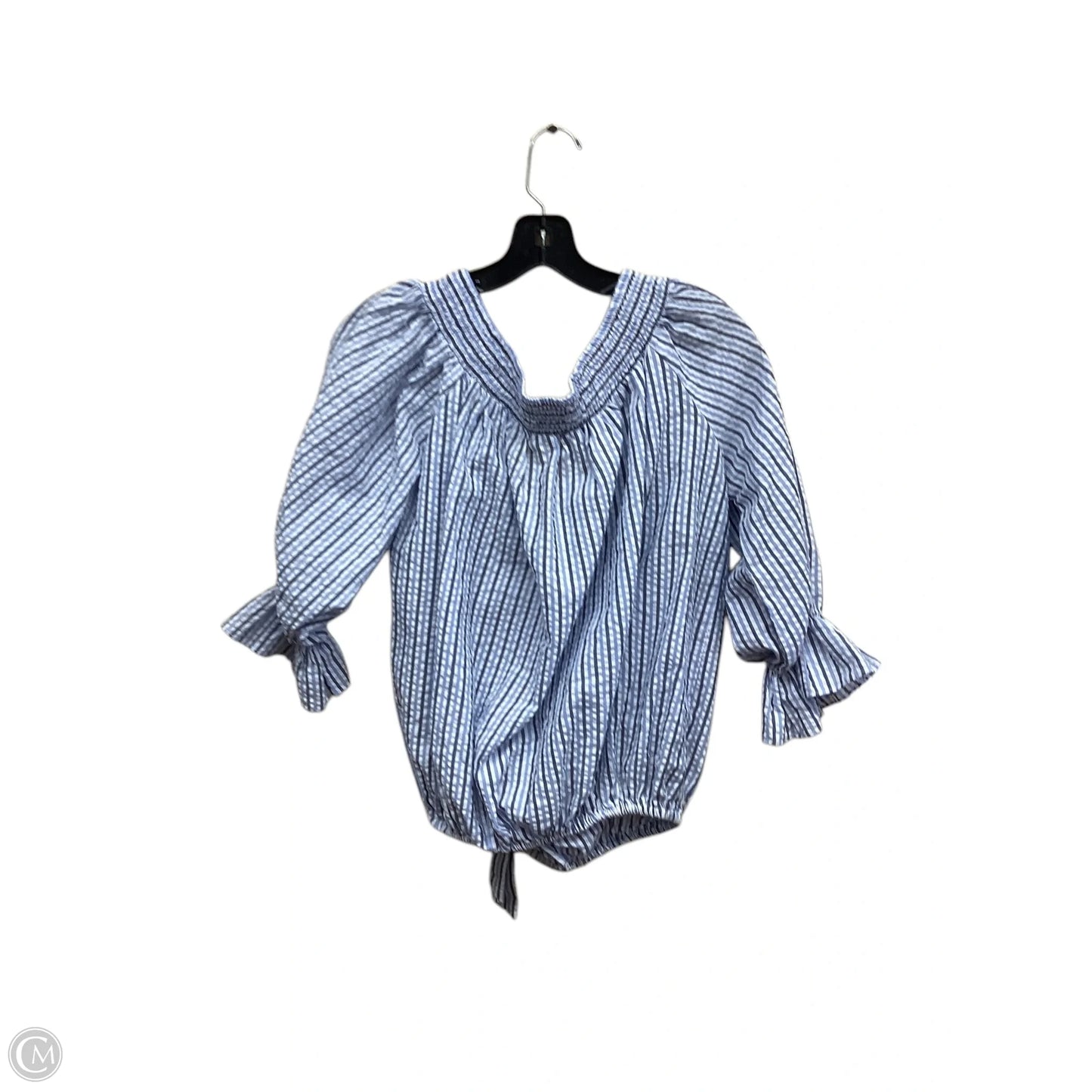 Top Long Sleeve By Clothes Mentor In Striped Pattern, Size: L