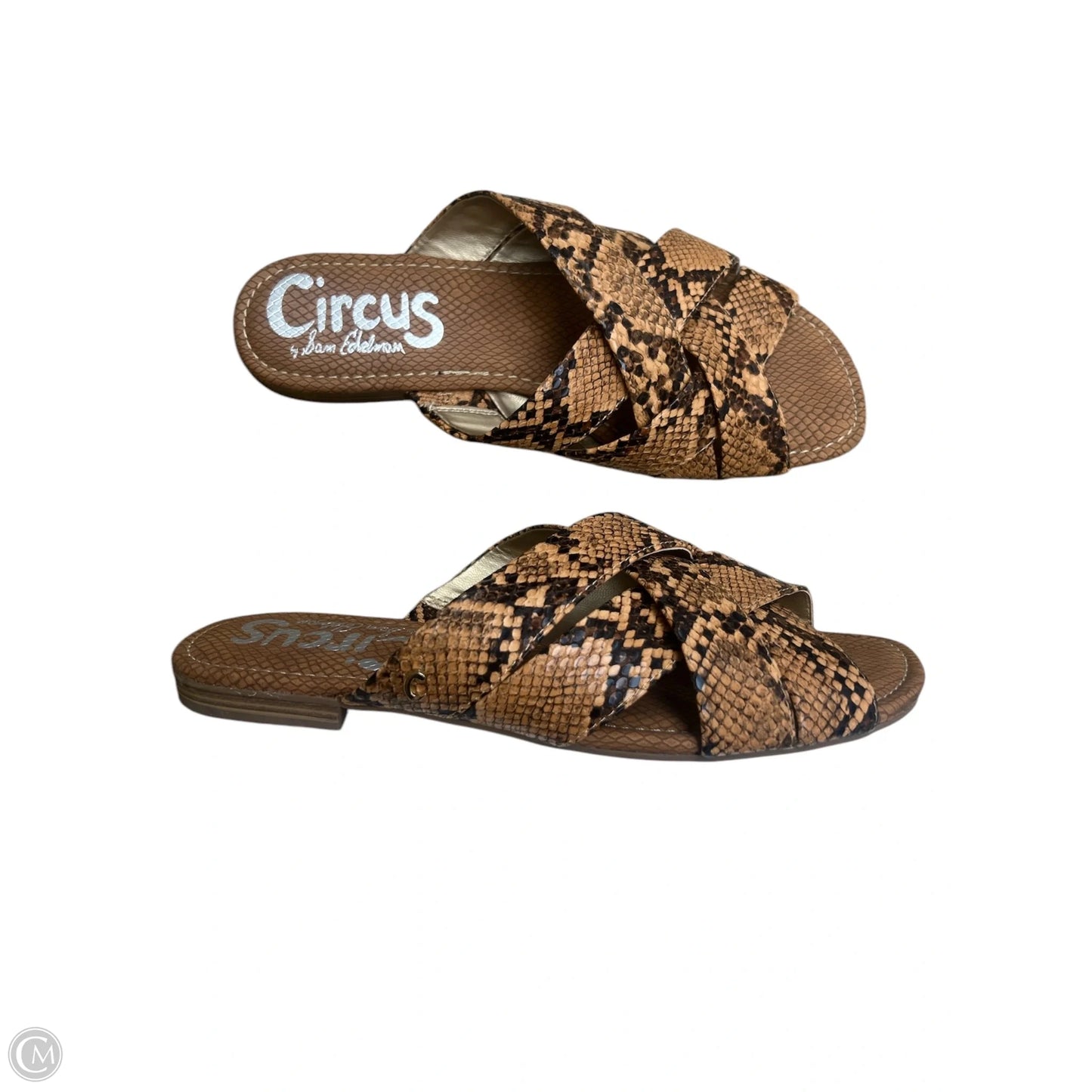 Sandals Flats By Sam Edelman In Animal Print, Size: 8.5