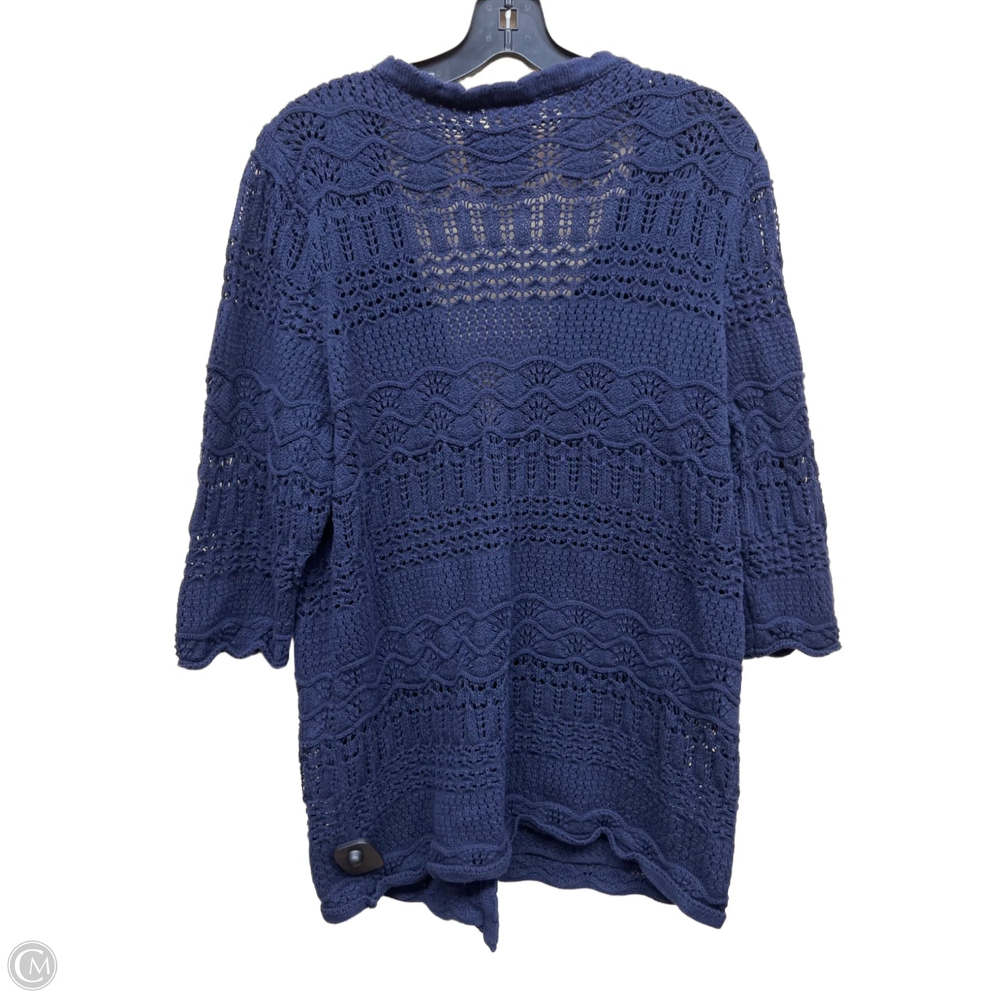 Sweater Cardigan By Blair In Blue, Size: Xl